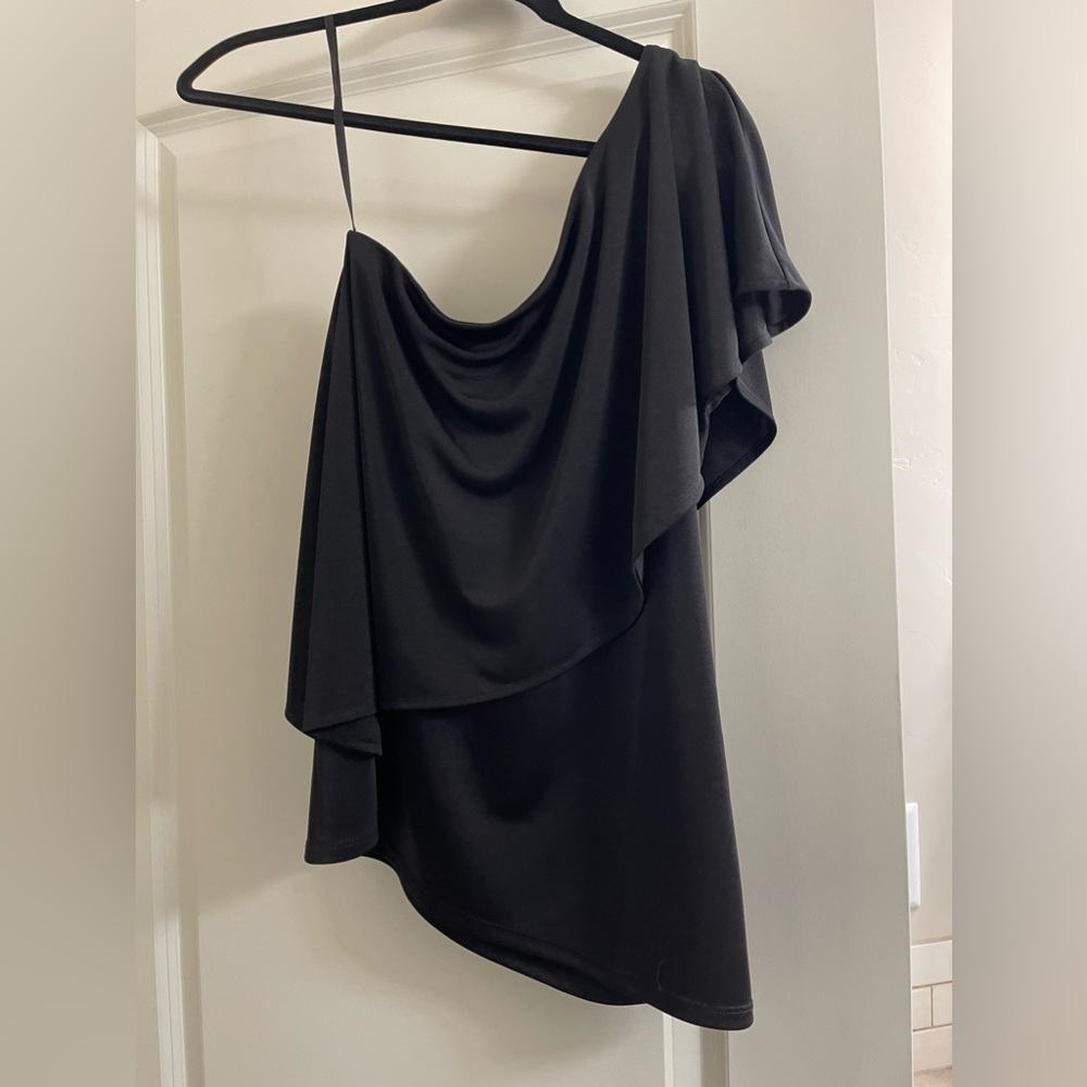 White House Black Market Black Top- Size Small